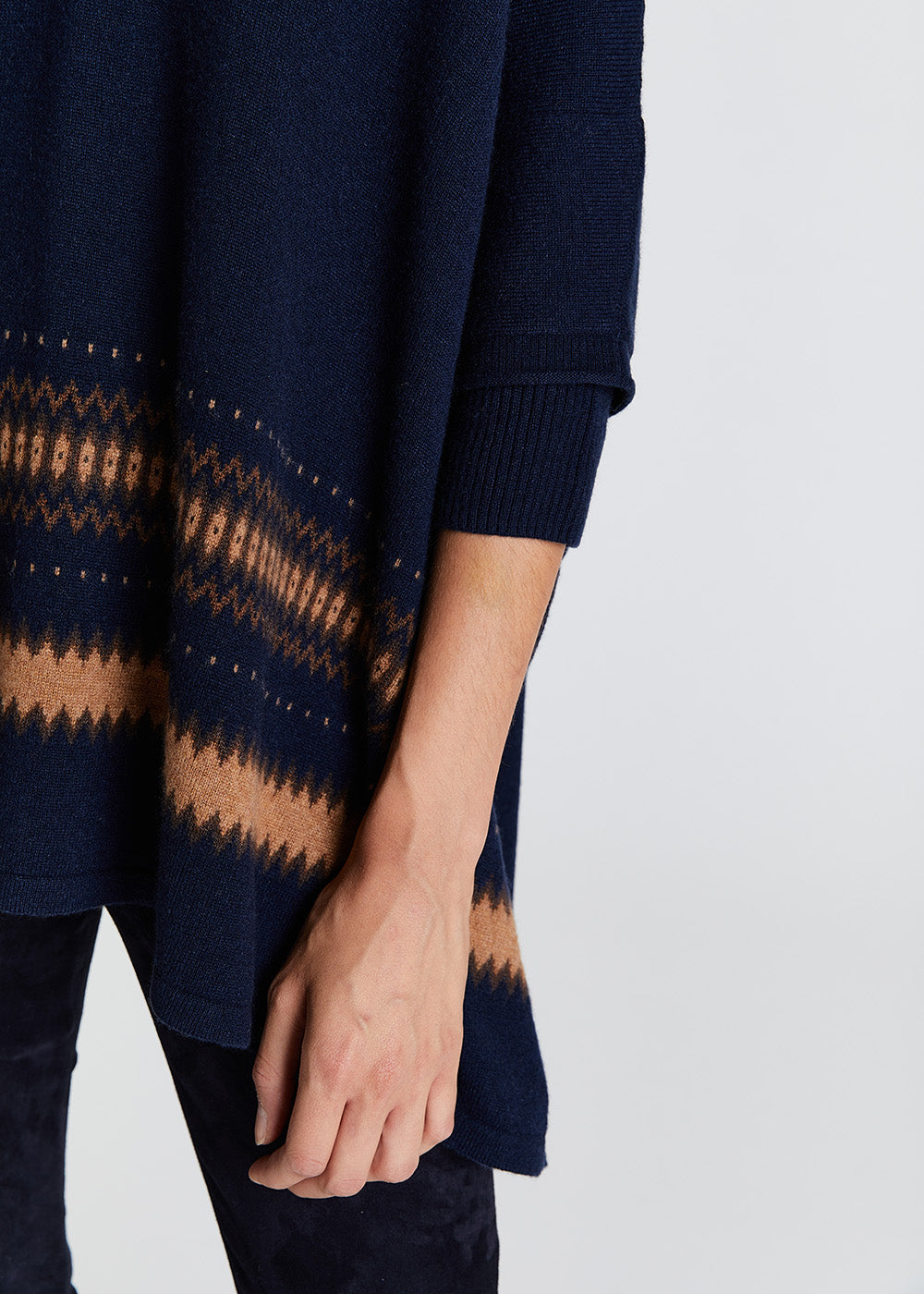 Pull poncho - Marine