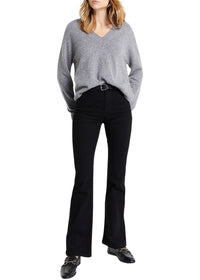 Pull col v - Gris Moyen