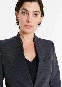 Veste laine 1 bts - Gris Moyen