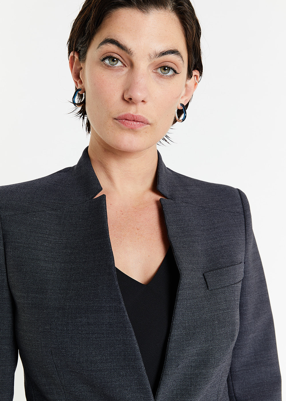 Veste laine 1 bts - Gris Moyen