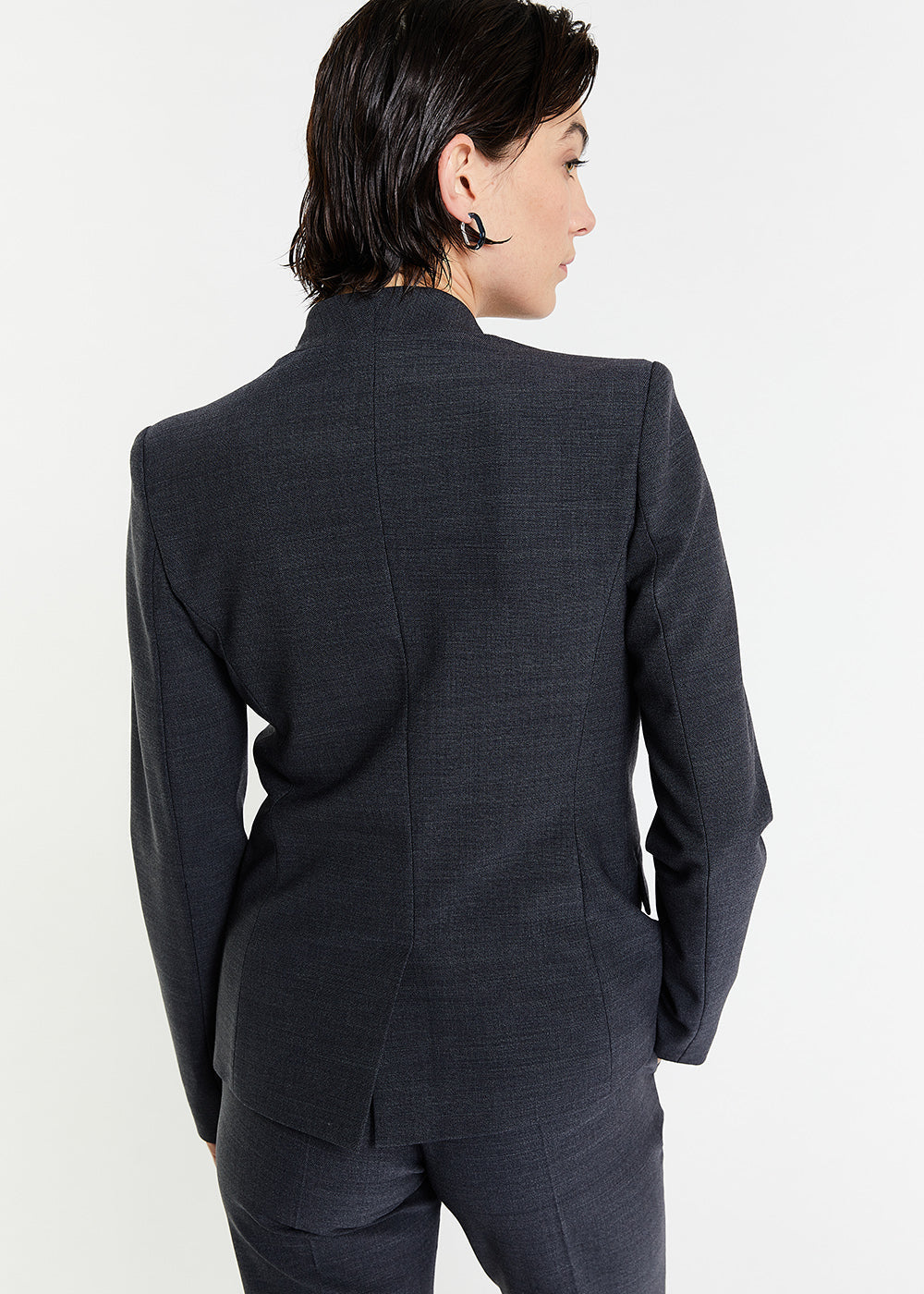 Veste laine 1 bts - Gris Moyen