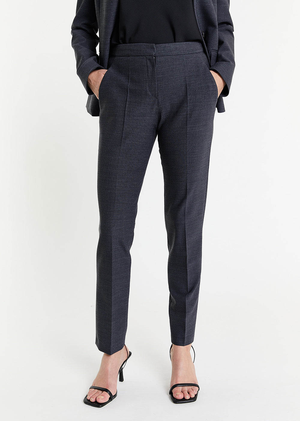 Pantalon laine - Gris Moyen