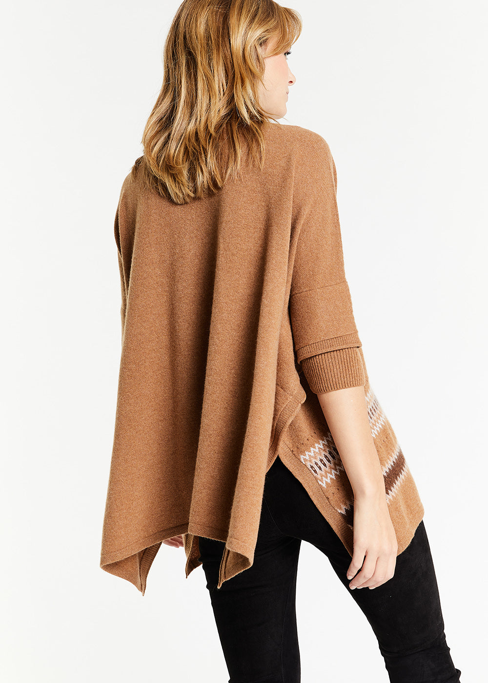 Pull poncho - Camel