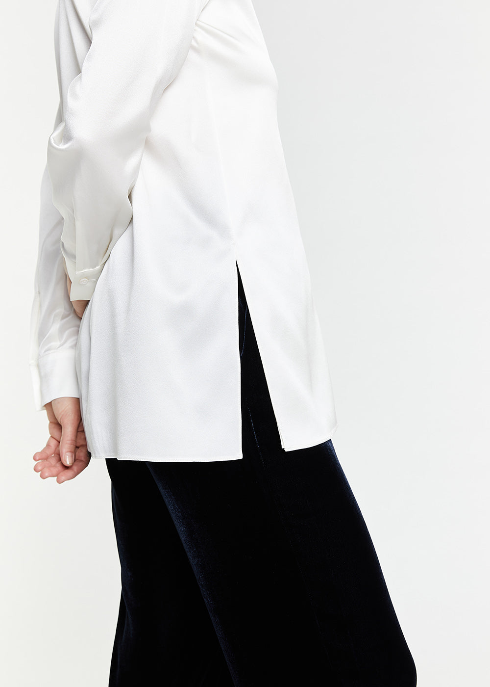 Chemise soie - Blanc Cassé