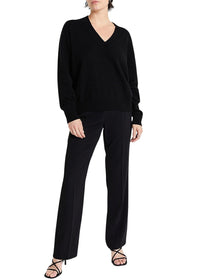 Pull col v - Noir