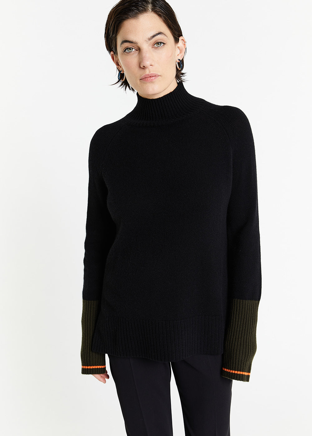 Pull col cheminee - Noir
