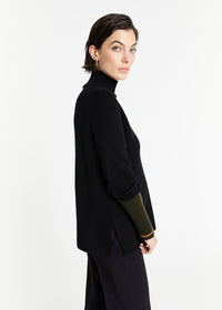 Pull col cheminee - Noir