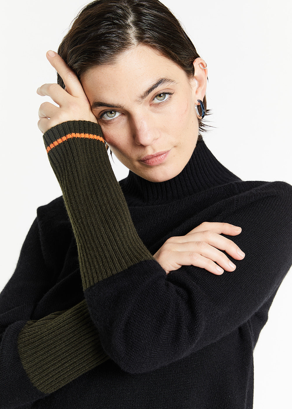 Pull col cheminee - Noir