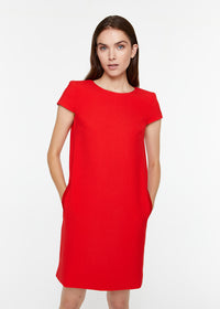 Robe cintree manche courte - Marine