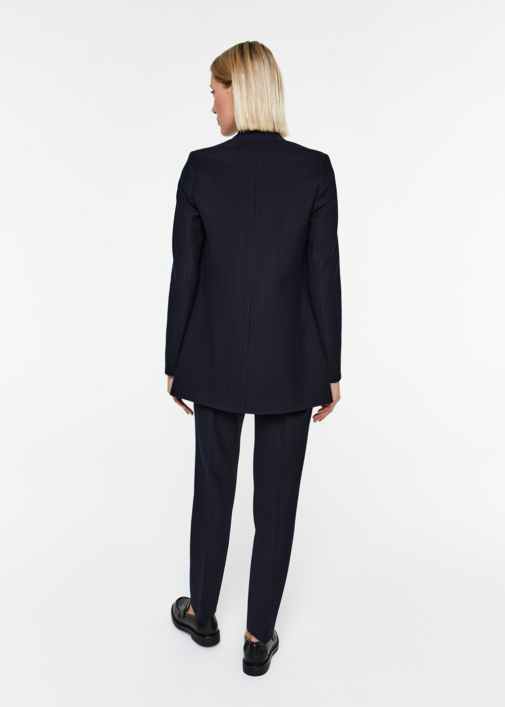 Veste avec col tailleur pt amf - Marine