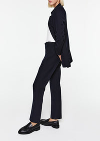 Structured straight-cut jacket - Navy