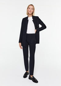 Pantalon droit a pli poches - Marine