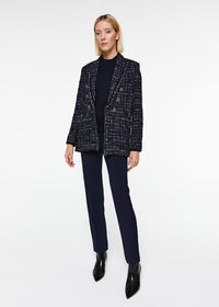 Veste 6 bt militaire 3 poches - Marine