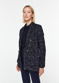 Veste 6 bt militaire 3 poches - Marine