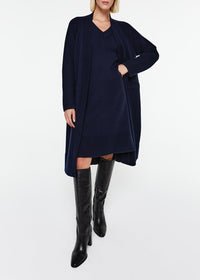 Veste longue à poches en laine & cachemire - Camel