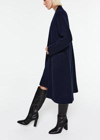 Veste longue à poches en laine & cachemire - Camel