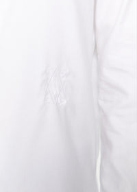 Chemise homme cintree logo - Blanc Optique