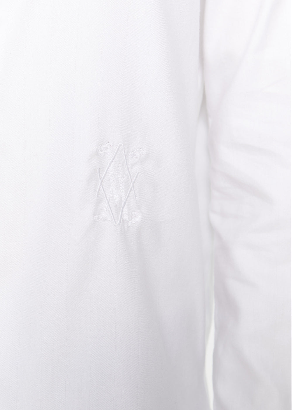 Chemise homme cintree logo - Blanc Optique