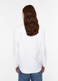 Chemise homme cintree logo - Blanc Optique