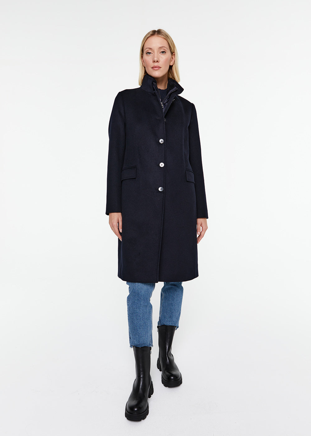 Manteau bi matiere - Beton
