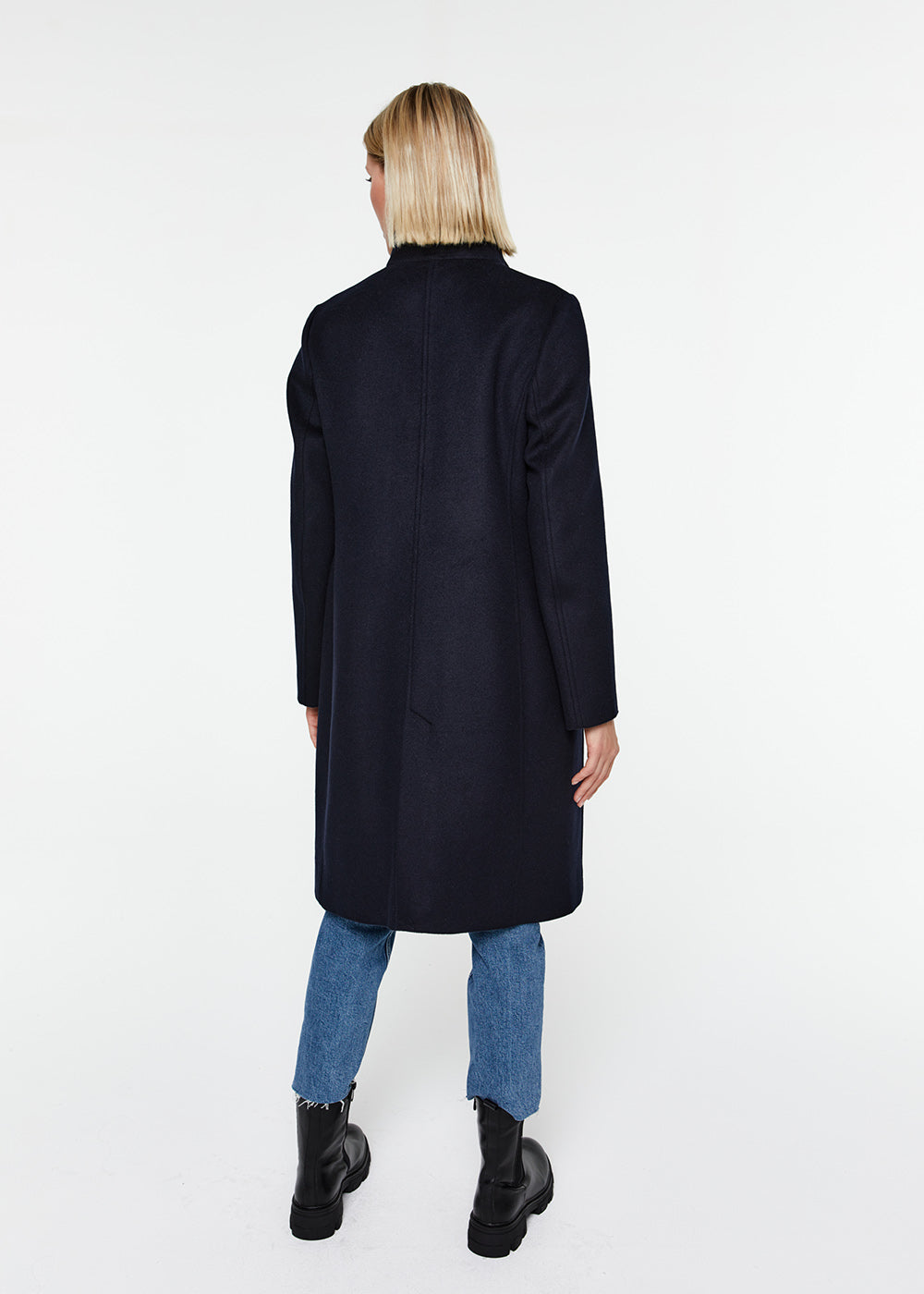 Manteau bi matiere - Beton