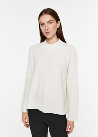 Pull col chemine - Blanc Cassé