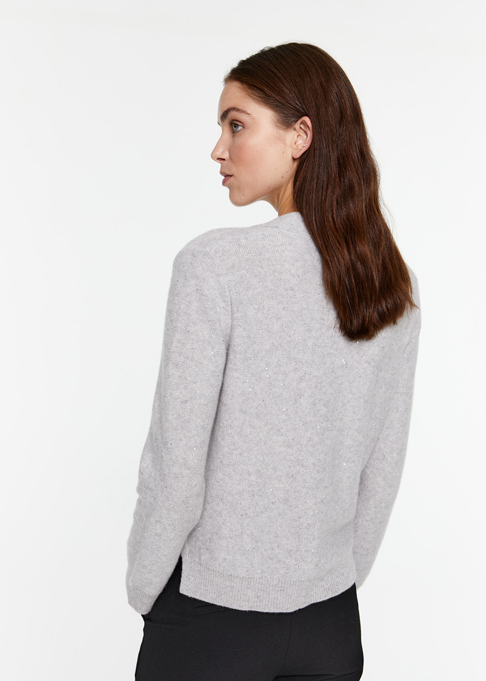 Cardigan avec sequin - Blanc Cassé