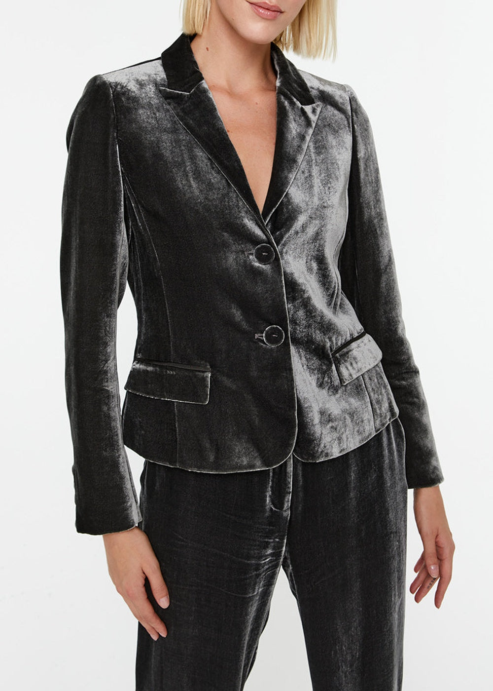 Short velvet jacket - Elephant