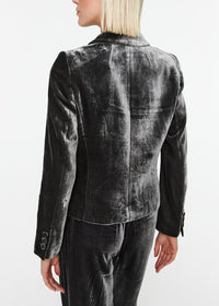 Short velvet jacket - Elephant