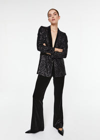 Veste a sequin - Noir