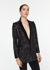 Veste a sequin - Noir