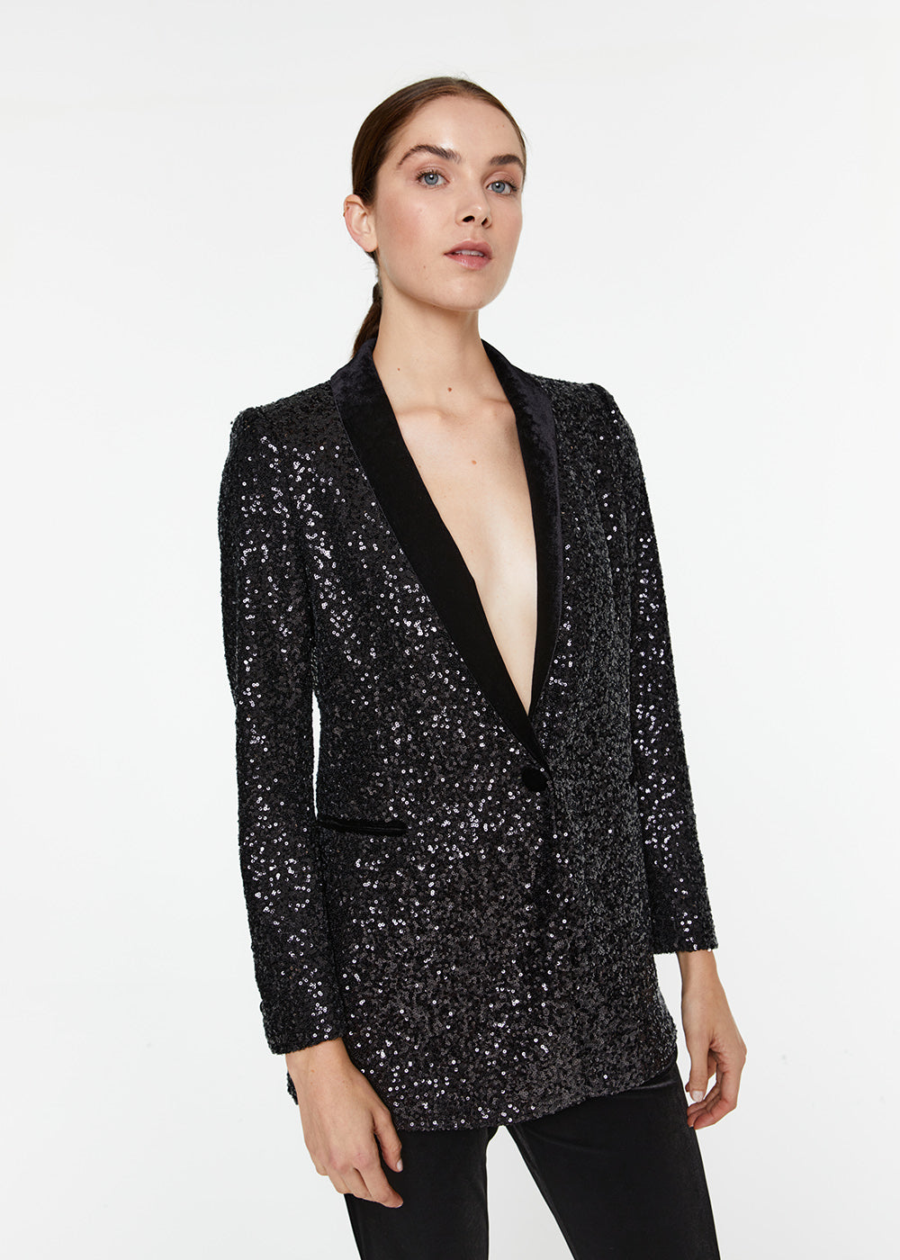 Veste a sequin - Noir