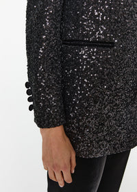 Veste a sequin - Noir