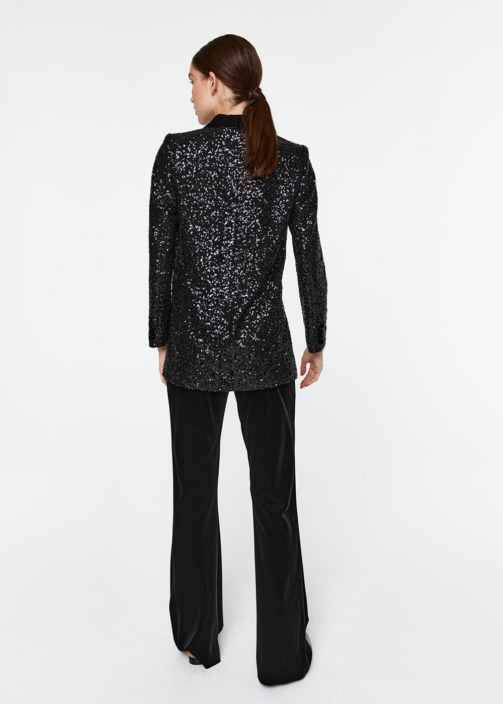 Veste a sequin - Noir
