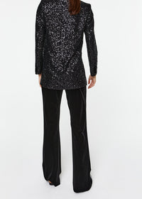 Sequin blazer - Black