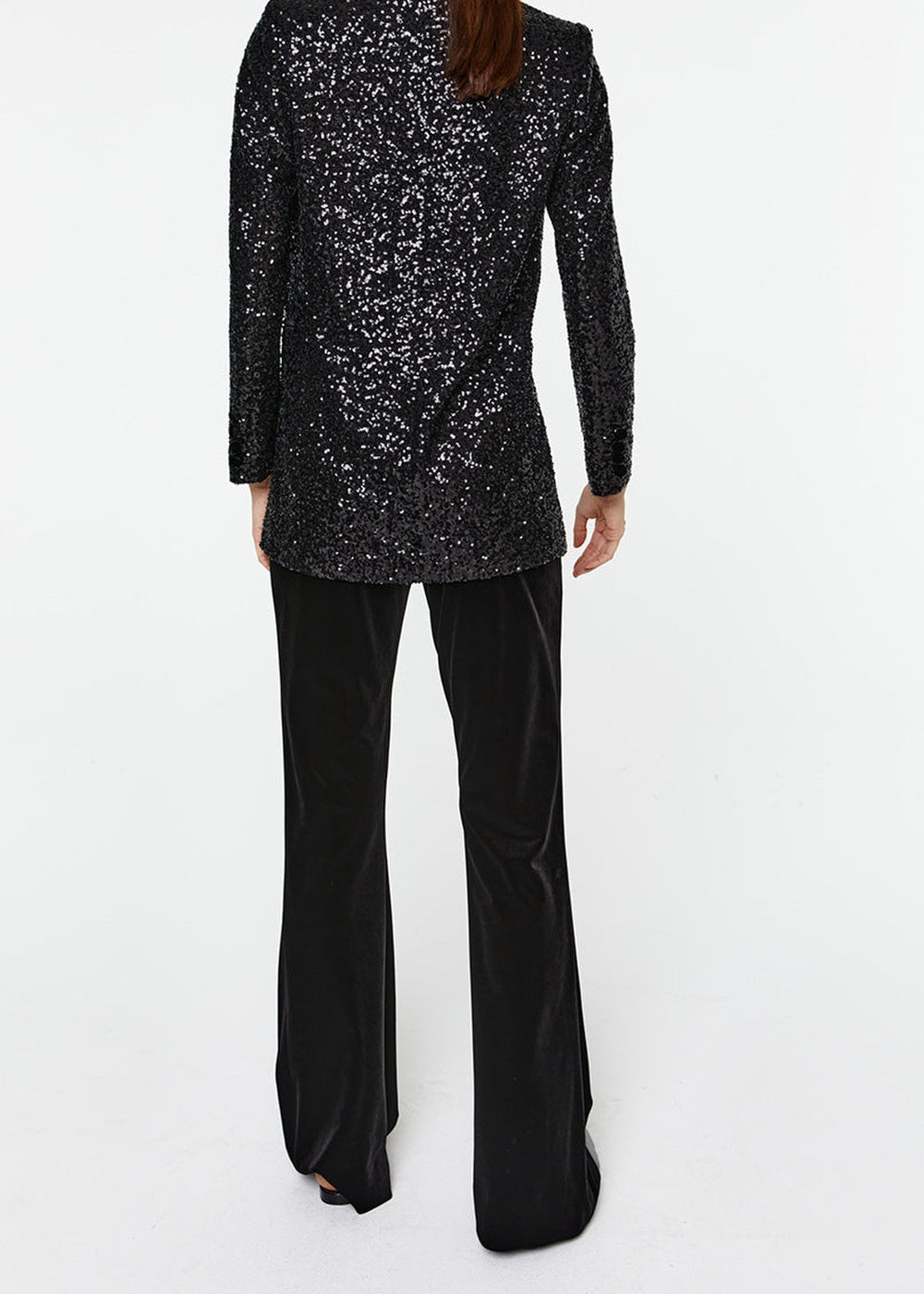 Sequin blazer - Black