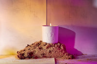 Bougie Apothecary en porcelaine - Rose Noire