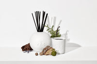 Bougie Apothecary en porcelaine - Bois Sauvage