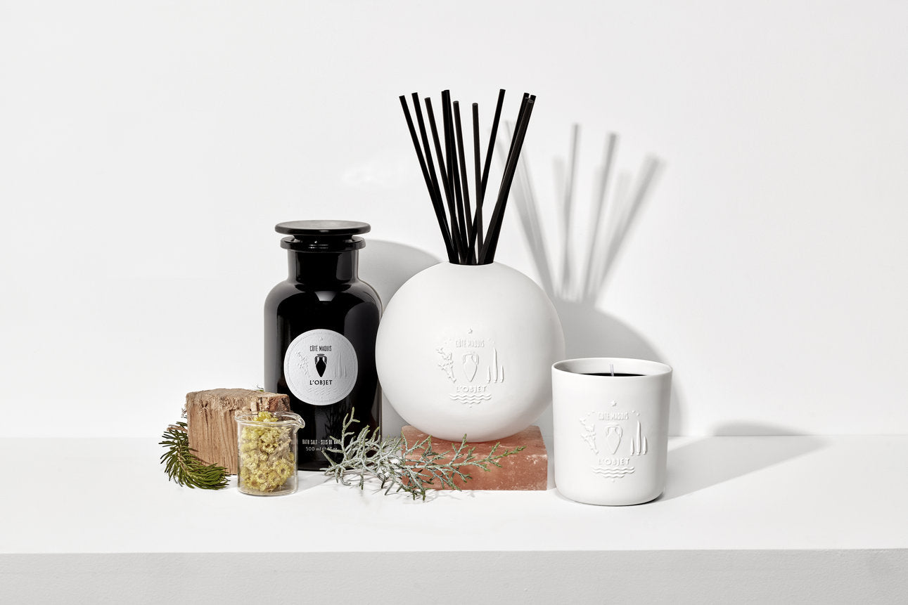 Bougie Apothecary en porcelaine - Côté Maquis