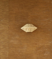 Applique Amalfi demi soucoupe en rotin - Sable