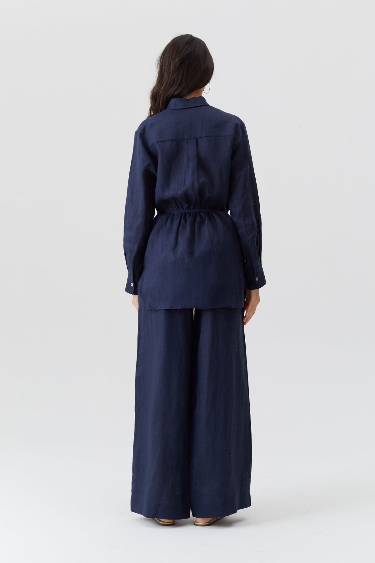 Pantalon Serena en lin - Navy
