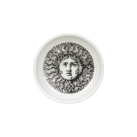 Re Sole round porcelain ashtray - Black & White