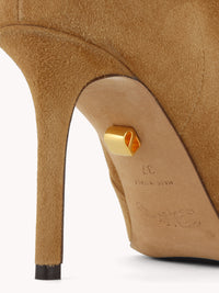 9qty NEW / Bottes Astrid 90 en cuir suédé - Brown