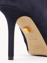14qty NEW / Bottes Astrid 90 en cuir suédé - Blue