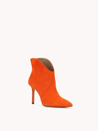 14qty NEW / Bottes Astrid 90 en cuir suédé - Orange