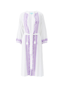 White Lavender Caftan - White Lavender