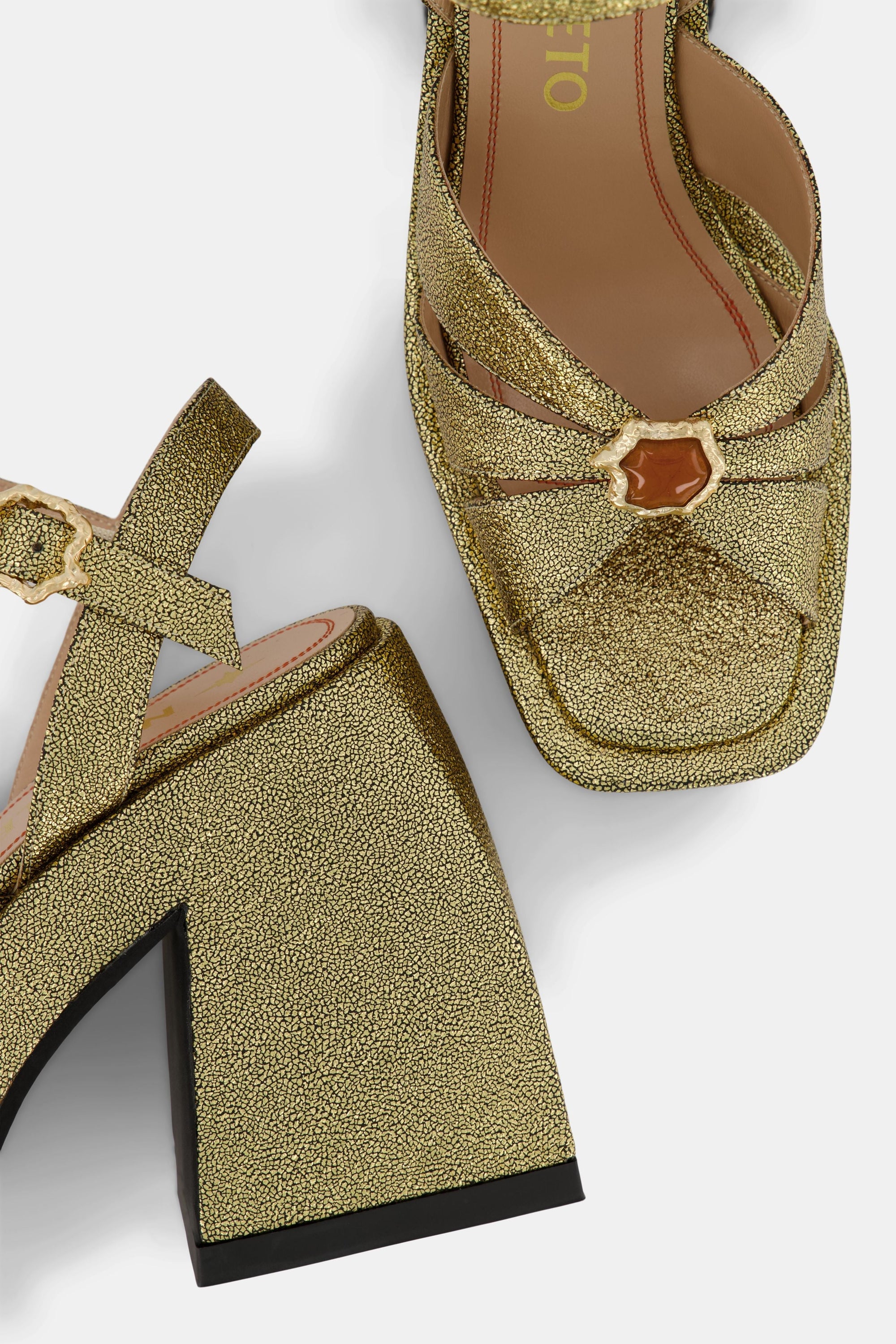 4 QTY DJV-190€-2/8 RELIQUAT Bulla Aurora 120 Gold Crackle