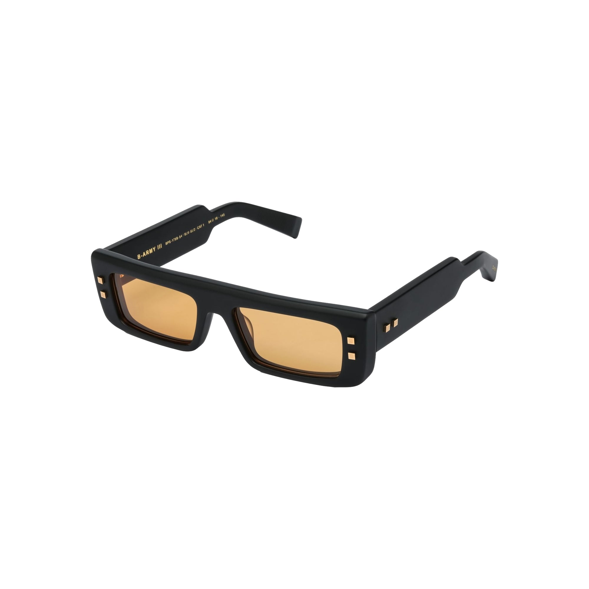 Lunettes de soleil mixtes B Army III - Matte Black & Gold