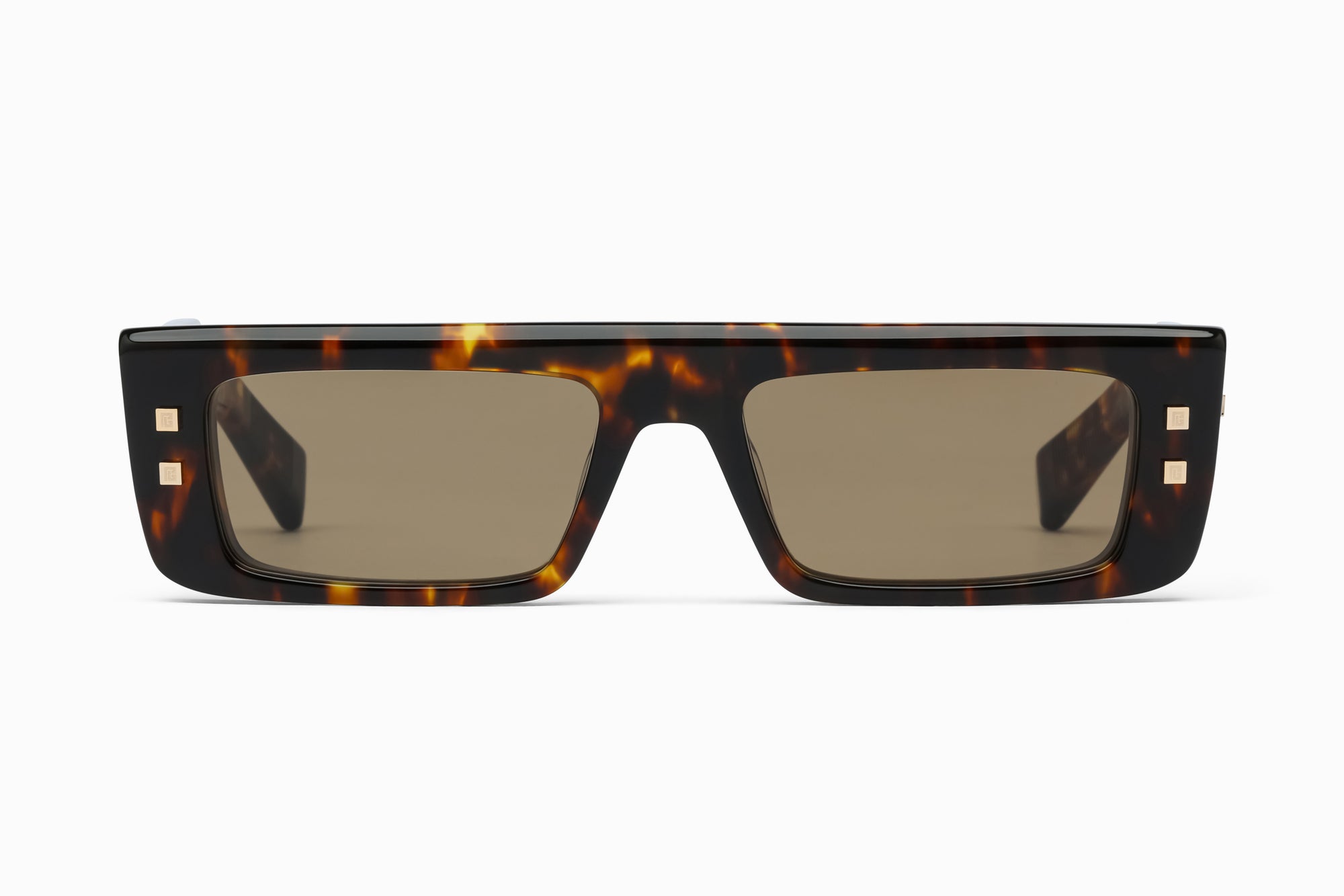Spotted Havana 18k Gold B ARMY III Lunettes de soleil