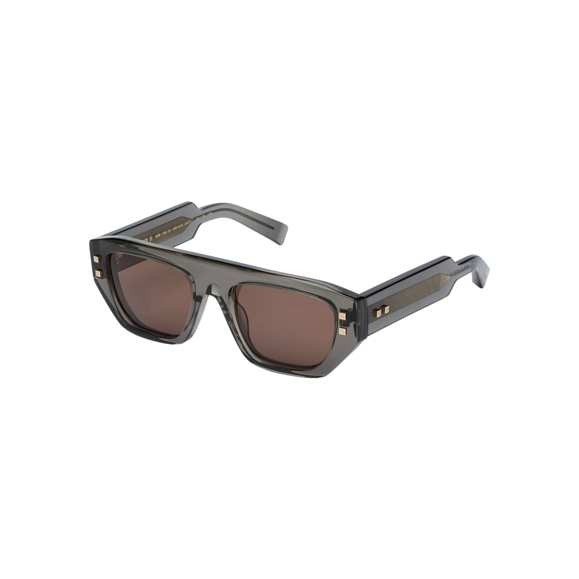Lunettes de soleil mixtes B Army II - Grey & Gold
